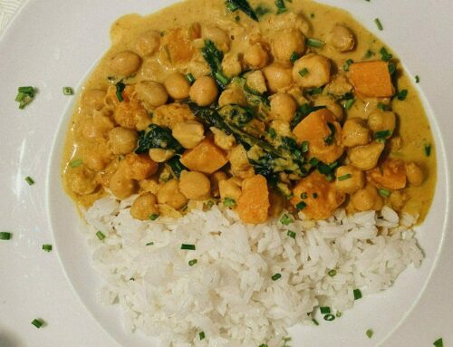 Butternut squash & chickpea curry