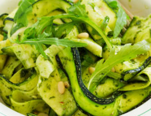 Lentil, Courgette & Mint Salad with Lime